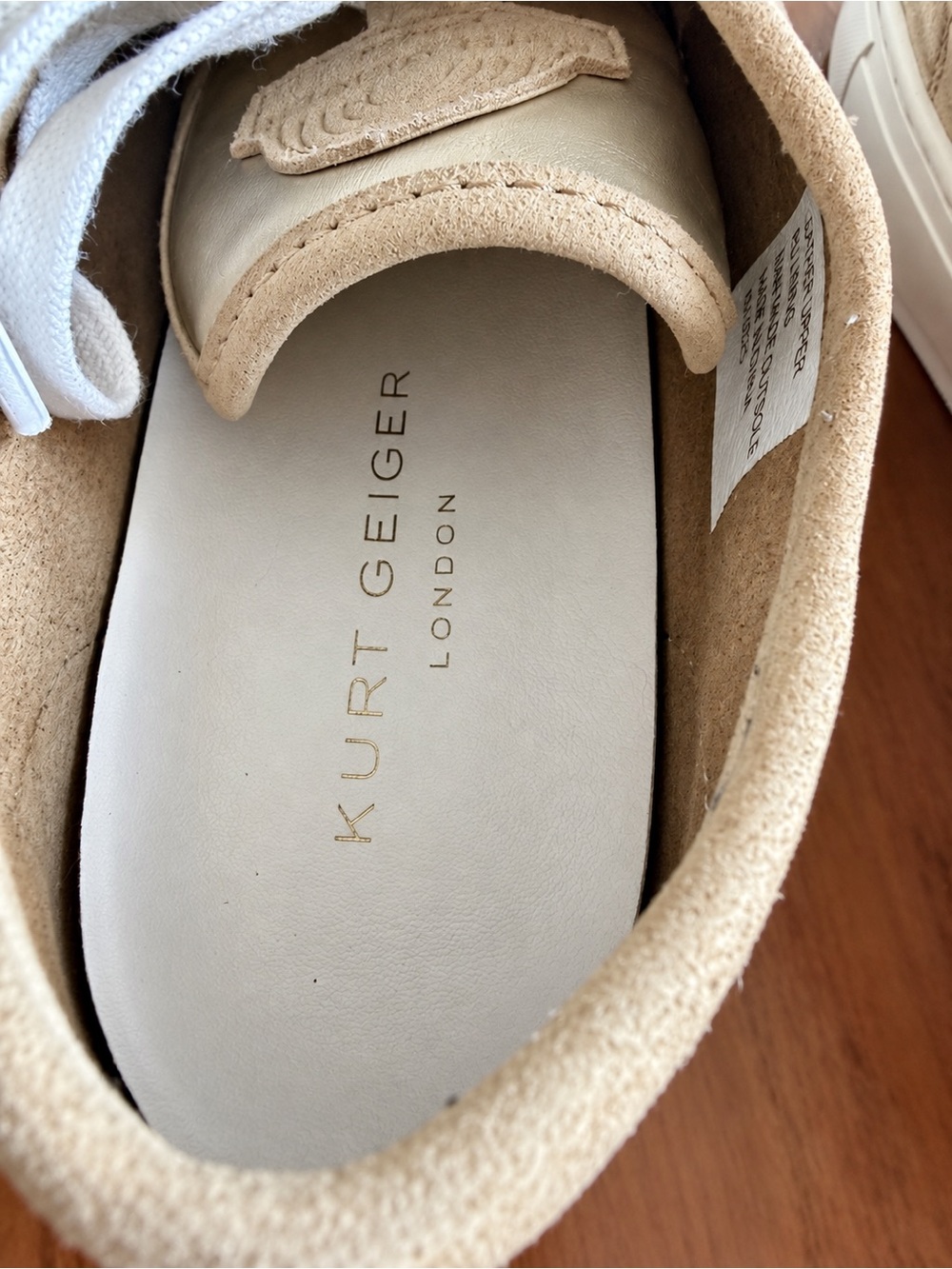 🩷💎 EUC Kurt Geiger Laney Octavia Gold Rainbow Jewel Sneakers EU 39 ✨ - Picture 8 of 11